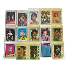 Vintage Basketball Trading Card Collection 1970s Lot 1