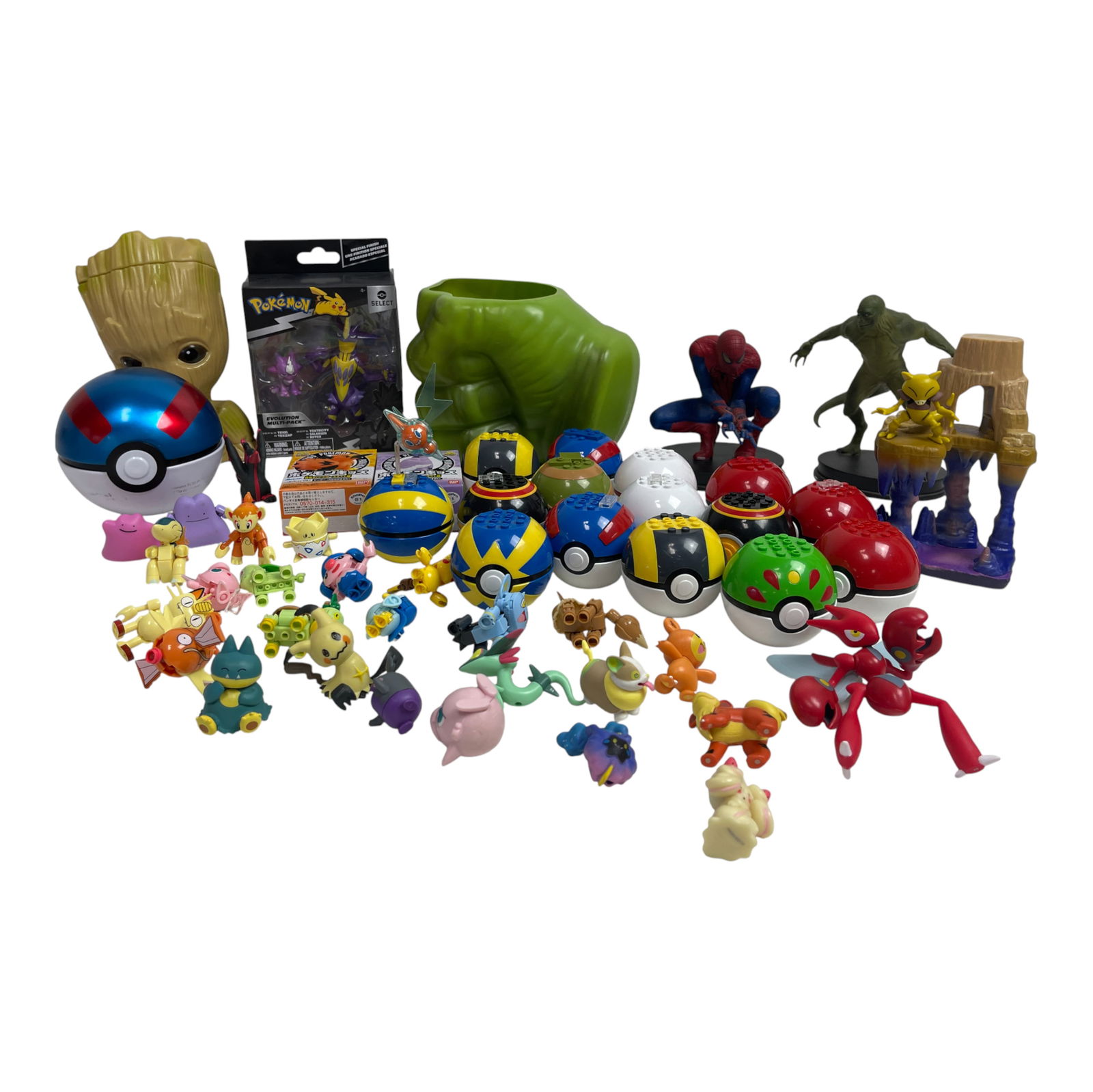 Pokemon and Marvel Toy Collection Lot (1 of 4)