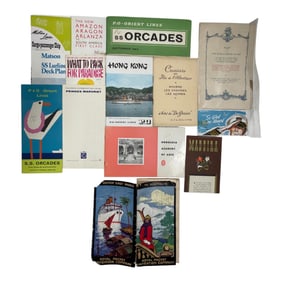 Vintage Cruise Ship Brochures and Travel Booklets