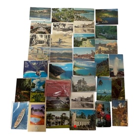 Hawaii and Pacific Islands Vintage Travel Postcard Lot