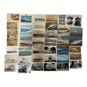 Ocean Liner and Historic Maritime Postcard Collection