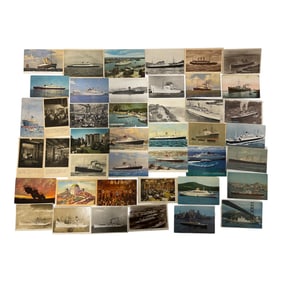 Ocean Liner and Historic Maritime Postcard Collection