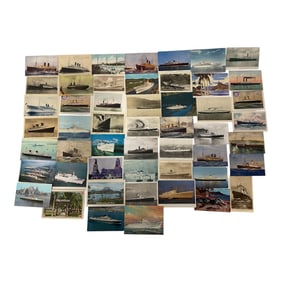 Ocean Liner and Historic Maritime Postcard Collection