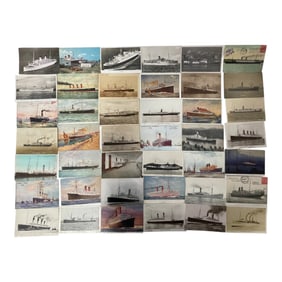 Ocean Liner and Historic Maritime Postcard Collection