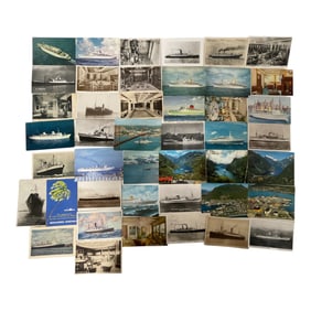 Ocean Liner and Historic Maritime Postcard Collection