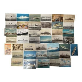 Ocean Liner and Historic Maritime Postcard Collection