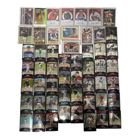 Baseball Trading Cards Collection with Autographs