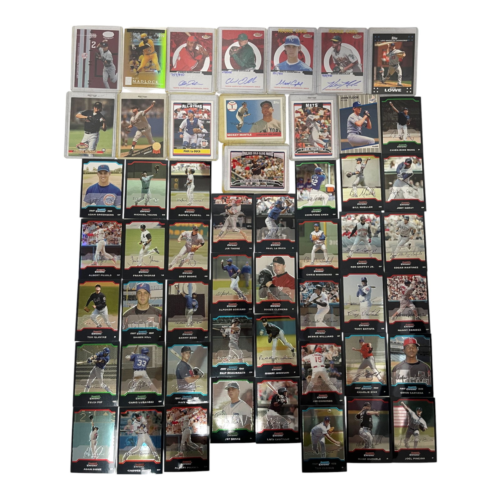 Baseball Trading Cards Collection with Autographs (1 of 7)