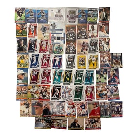 Football Trading Cards Collection with Tom Brady