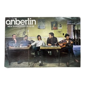 Anberlin Signed Concert Poster 2008