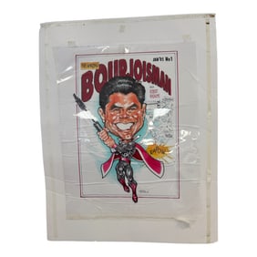Original Cartoon Artwork 'Bourjoisman'