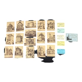 Ocean Liner Postcards - Interiors & Deck Scenes