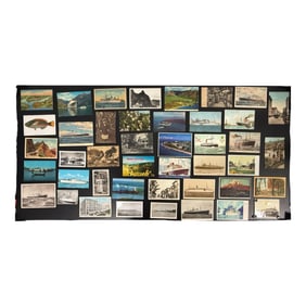 Vintage Steamship & Ocean Liner Postcards (40+)