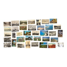 World Ocean Liner & Travel Postcards Collection (40+)