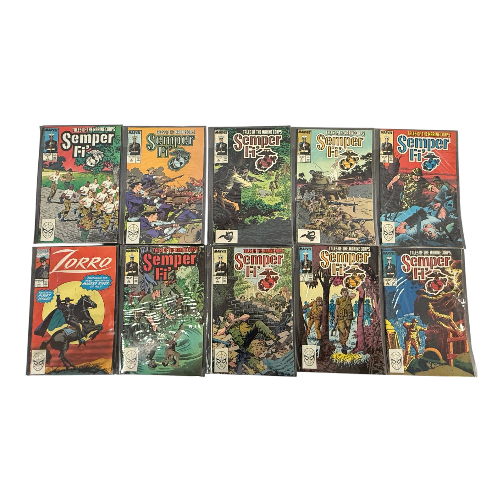 Semper Fi Marvel Military Comic Lot (1 of 3)