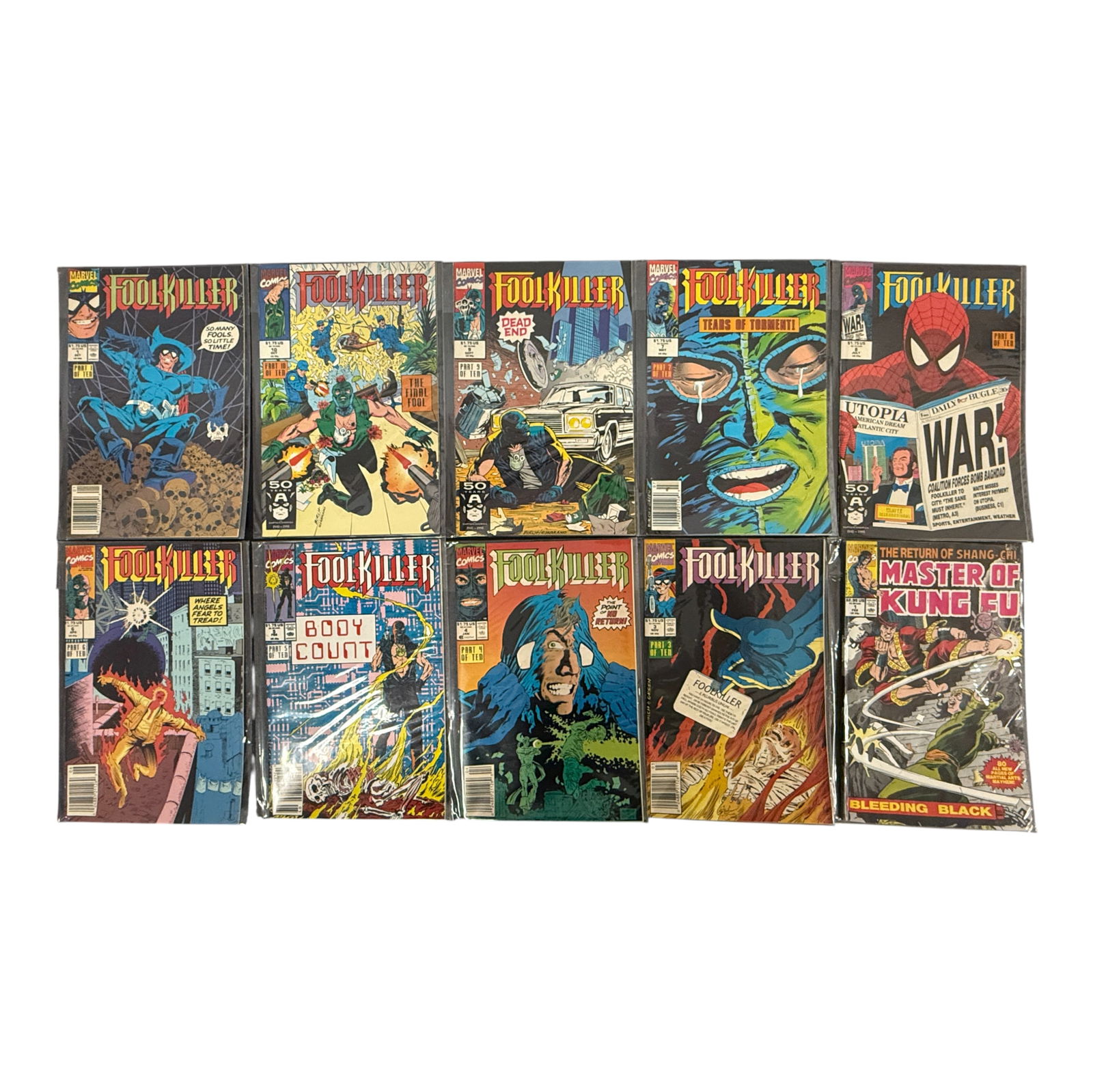 Foolkiller & Master of Kung Fu Comic Lot (1 of 3)