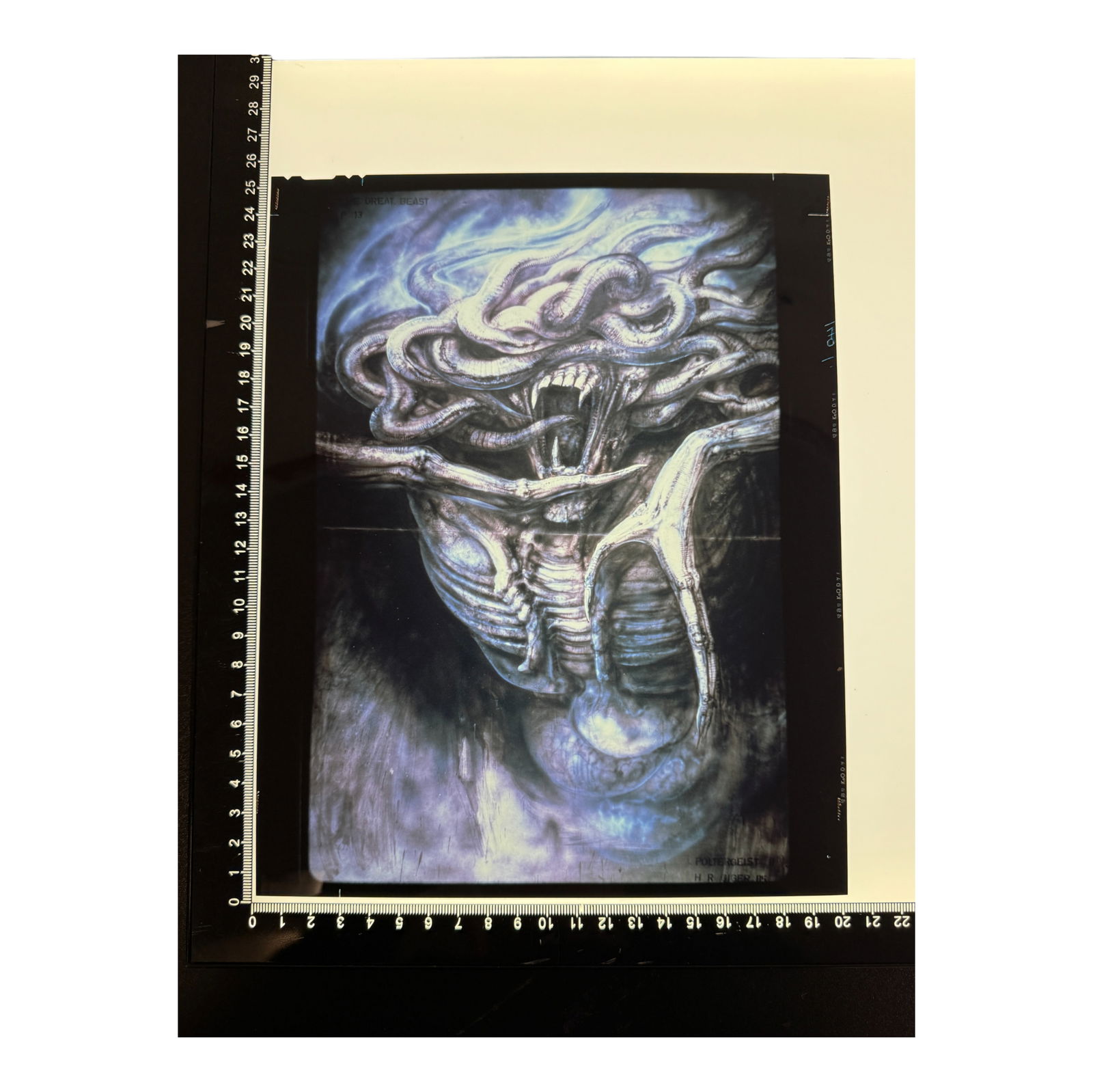 Surreal Fantasy Art Transparency Negative Movie Allien (1 of 2)