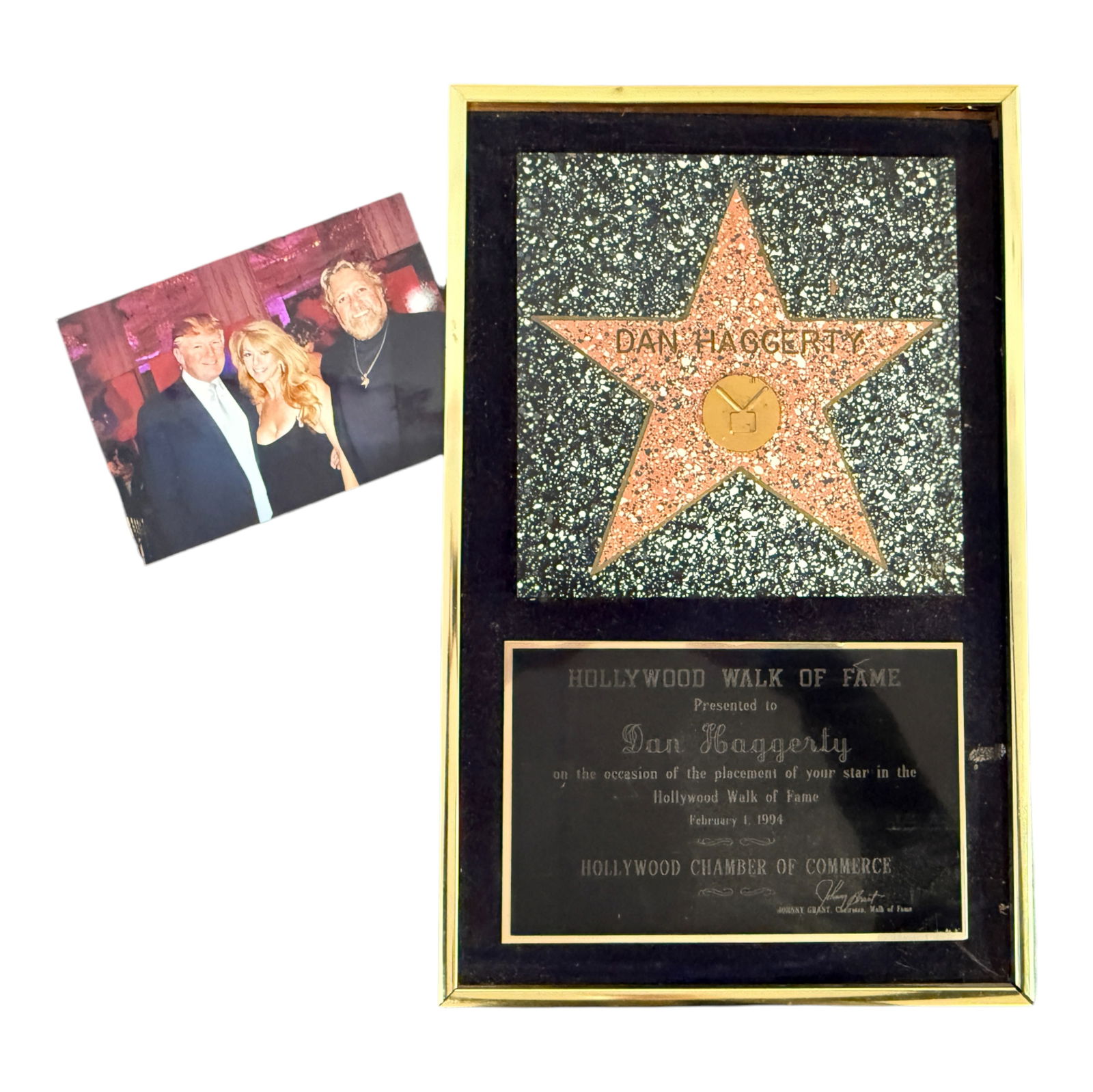 Hollywood Walk of Fame Dan Haggerty Plaque (1 of 3)