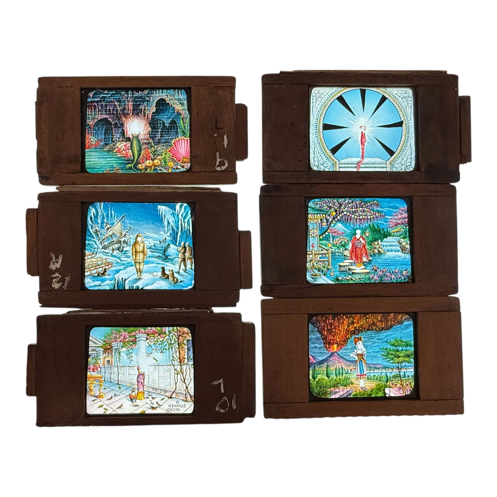 Antique Hand-Painted Magic Lantern Slides (1 of 4)