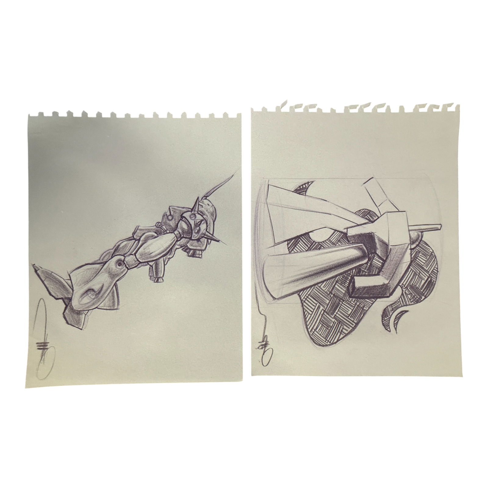 ORIGINAL SCI-FI MOVIE PRODUCTION ART CONCEPT STORYBOARD SIGNED JEFF JULIAN (1 of 4)