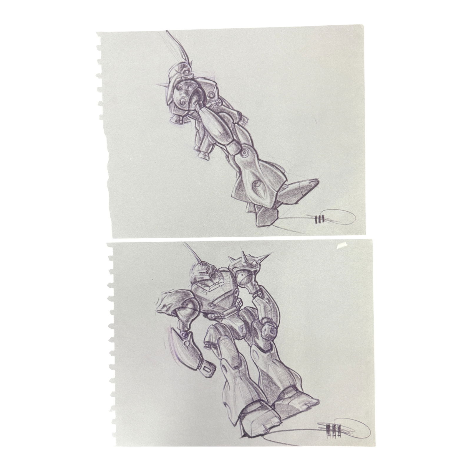 ORIGINAL SCI-FI MOVIE PRODUCTION ART CONCEPT STORYBOARD SIGNED JEFF JULIAN (1 of 4)