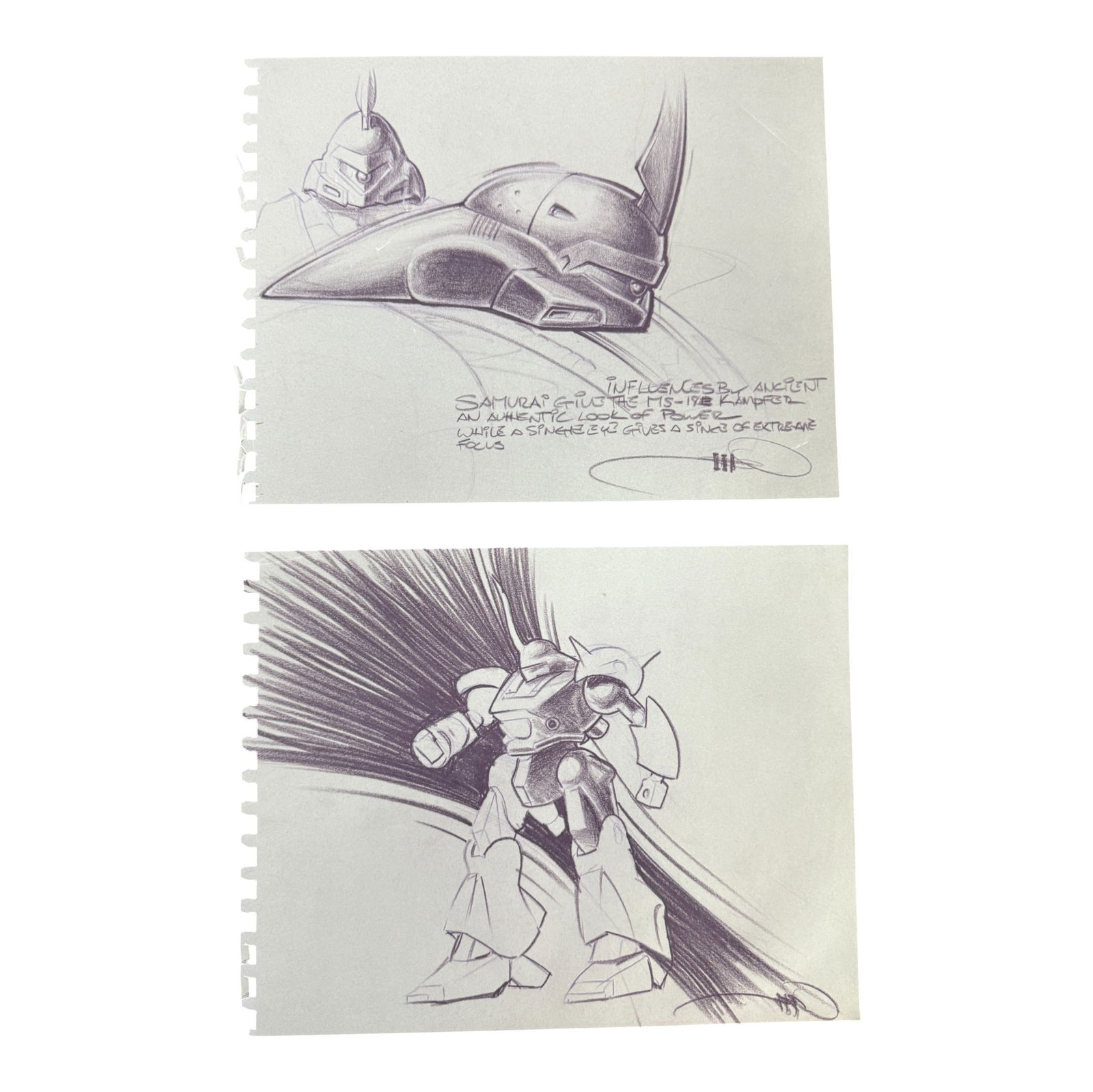 ORIGINAL SCI-FI MOVIE PRODUCTION ART CONCEPT STORYBOARD SIGNED JEFF JULIAN (1 of 4)