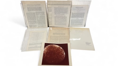 NASA Frederick Scarf Document Photo Voyager Plasma Space Exploration Archive