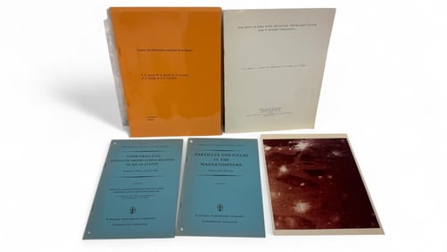 NASA Frederick Scarf Document Photo Voyager Plasma Space Exploration Archive