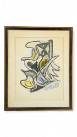 Attributed to Arshille Gorky - Watercolor Mixed Media Signed Painting