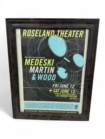 Vintage Framed Medeski Martin & Wood at the Roseland Theatre Poster