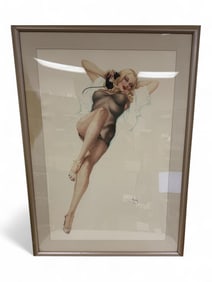 Alberto Vargas - First Love 14 Color Continuous Tone Lithograph with COA 98/450