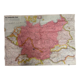 Antique German Reich Map