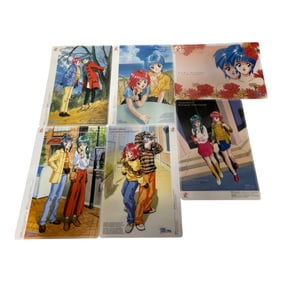 Anime Art Clear File Folder Set