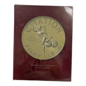 Citation World Stamp Album H.E. Harris