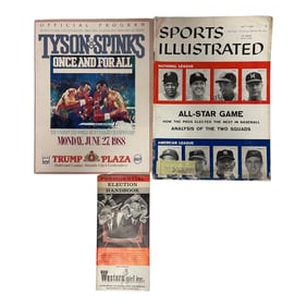 Sports Illustrated and Tyson Program Lot