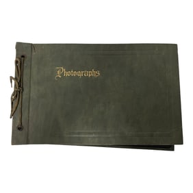 Antique Photo Album with River Scenes