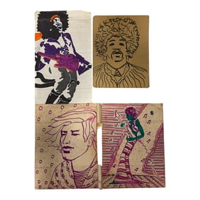 Jimi Hendrix Artwork Lot