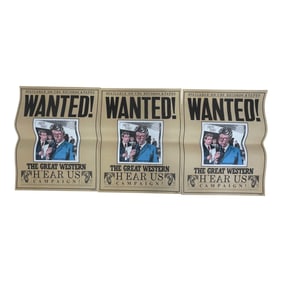 Wanted Poster Set - The Great Western Campaign