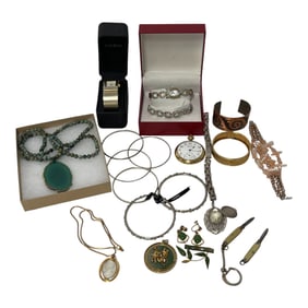 Vintage & Modern Jewelry Assortment in Boxes