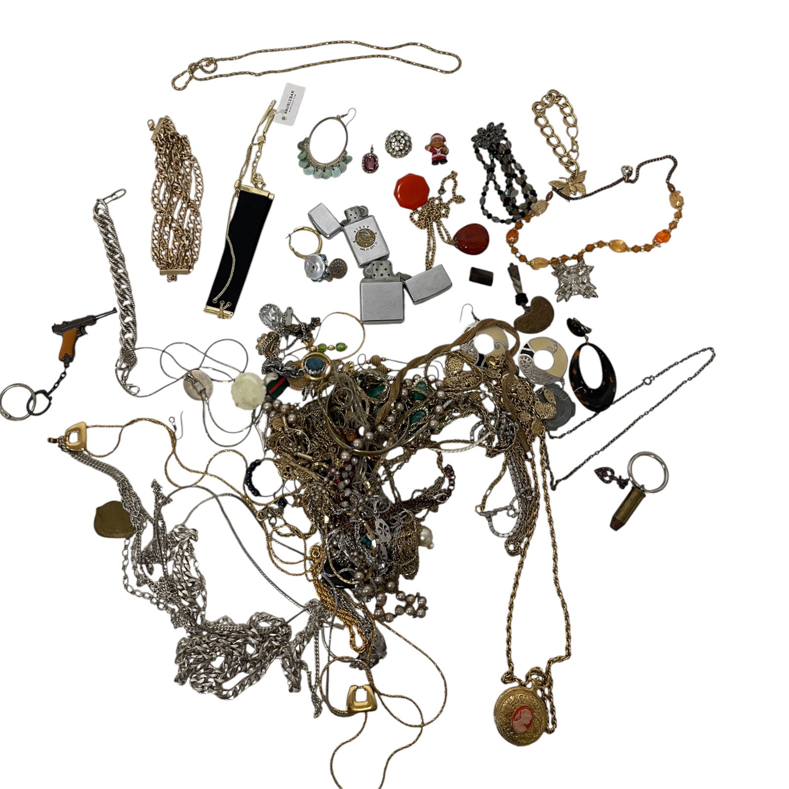 Large Group of Vintage Chains and Costume Jewelry (1 of 6)