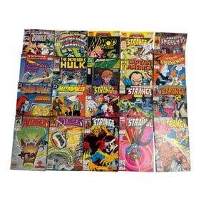 Collection of Vintage Marvel & DC Comic Books