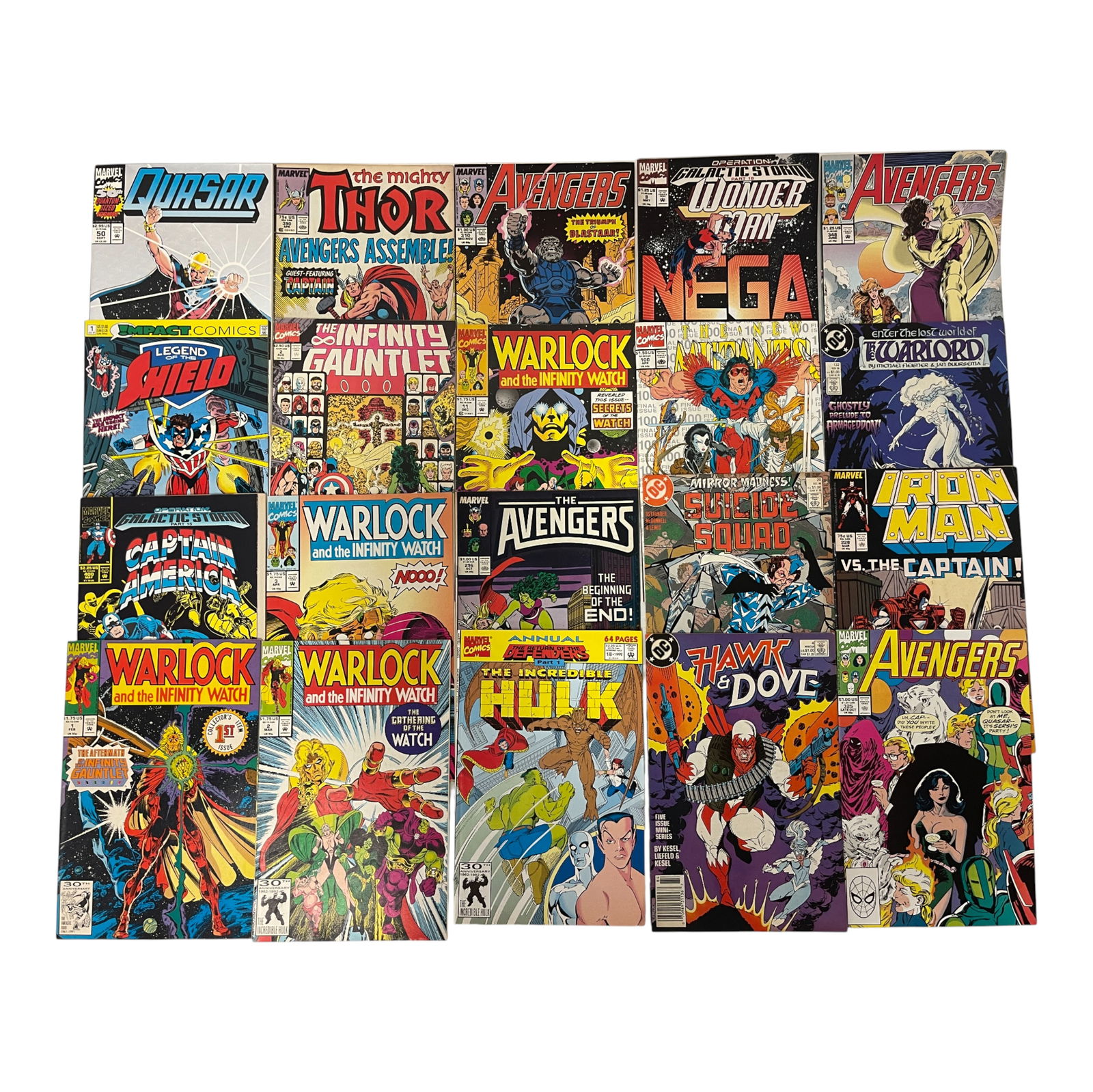 Vintage Comic Book Group - Avengers, Thor & Warlock (1 of 3)