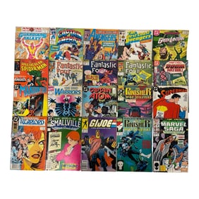 Vintage Comic Book Collection - Marvel & DC Heroes