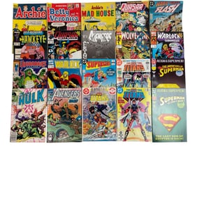 Vintage Comic Book Collection - Marvel & DC Heroes