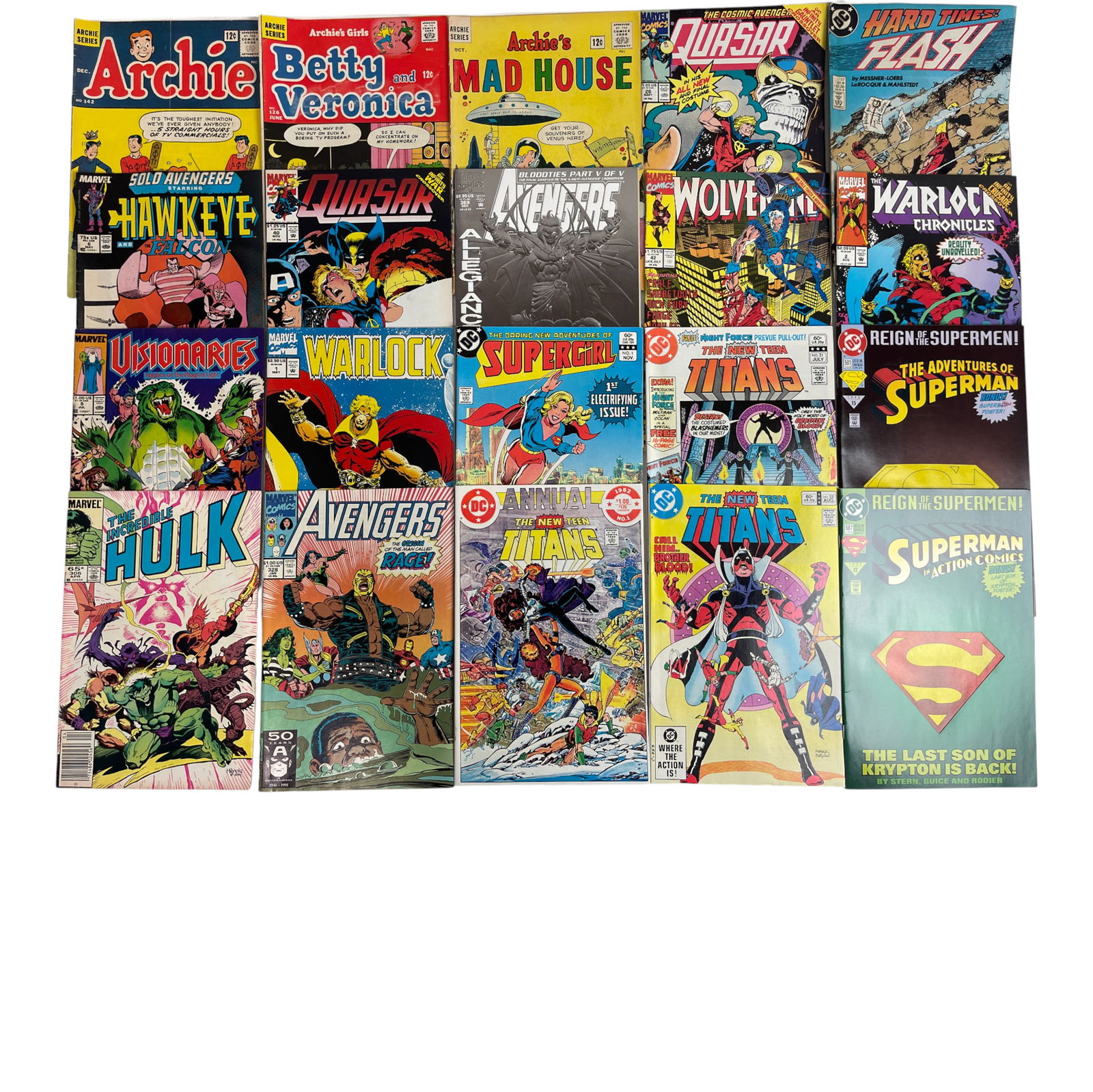 Vintage Comic Book Collection - Marvel & DC Heroes (1 of 3)