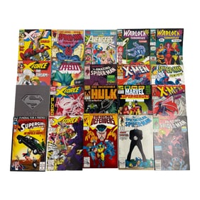 Vintage Comic Book Collection - Marvel & DC Heroes