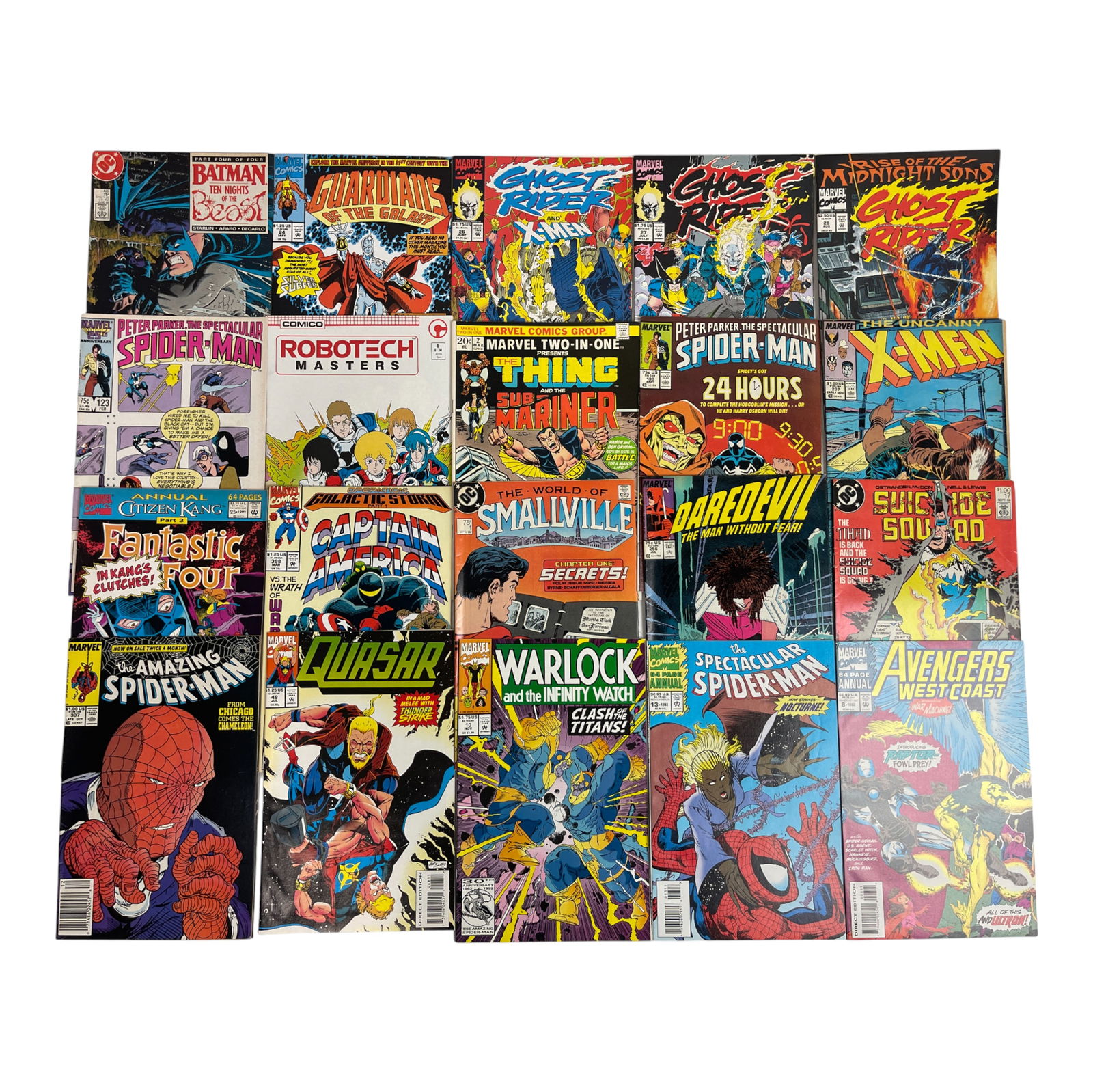 Vintage Comic Book Collection - Marvel & DC Heroes (1 of 3)