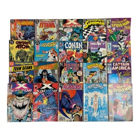 Vintage Comic Book Collection - Marvel & DC Heroes