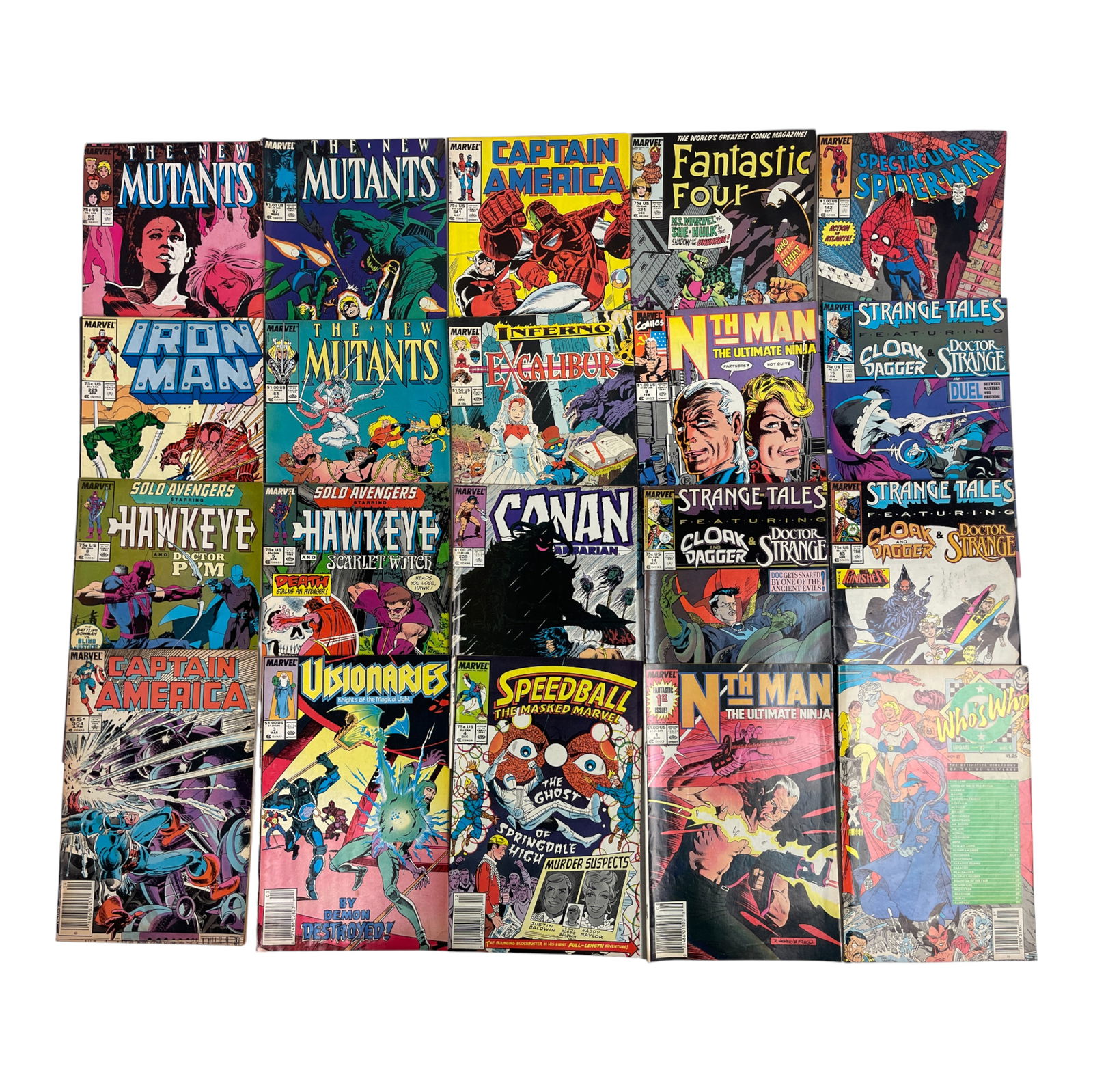 Vintage Comic Book Collection - Marvel & DC Heroes (1 of 3)