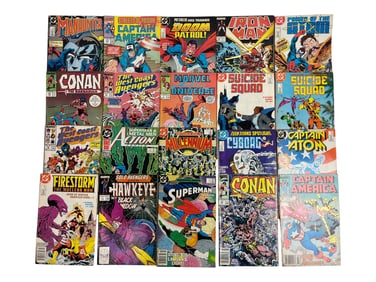 Vintage Comic Book Collection - Marvel & DC Heroes